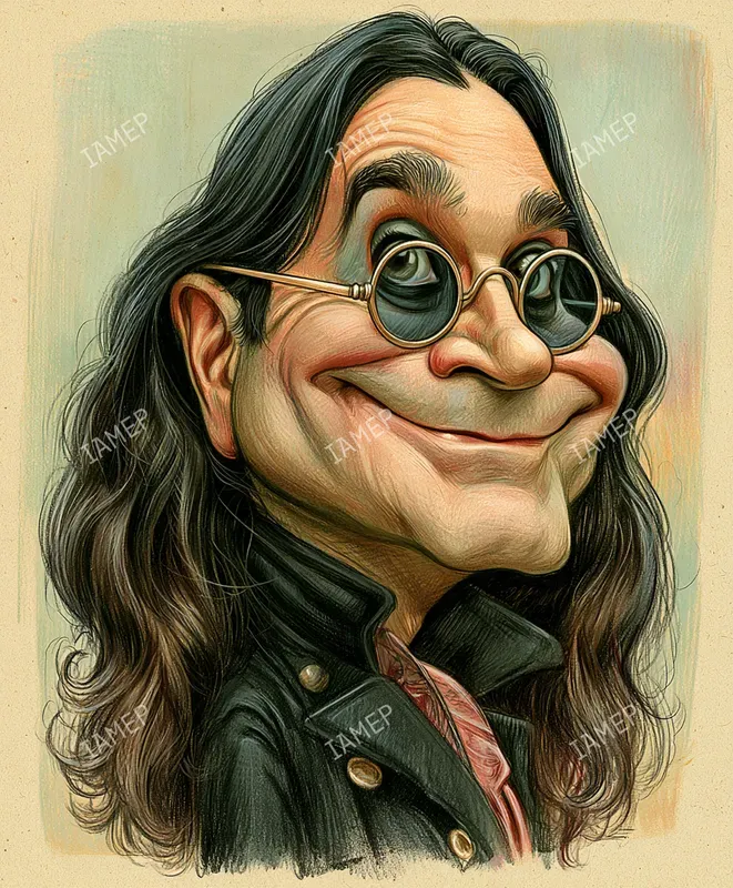 Vintage Caricature Portraits