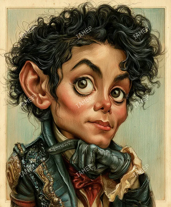Vintage Caricature Portraits