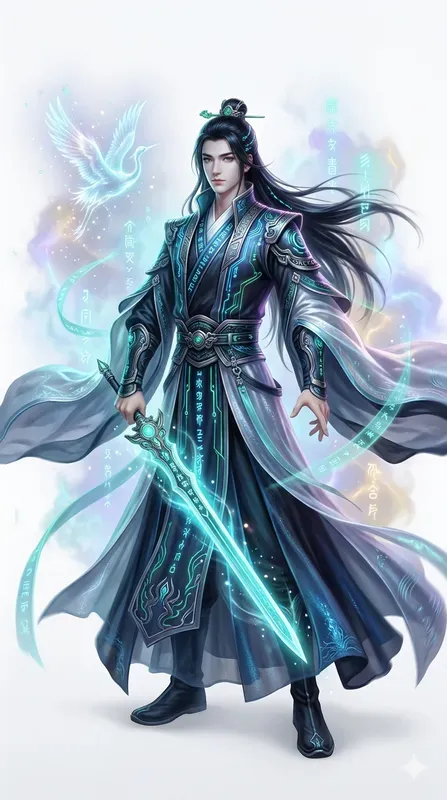 Cyberpunk Chinese Xianxia Characters