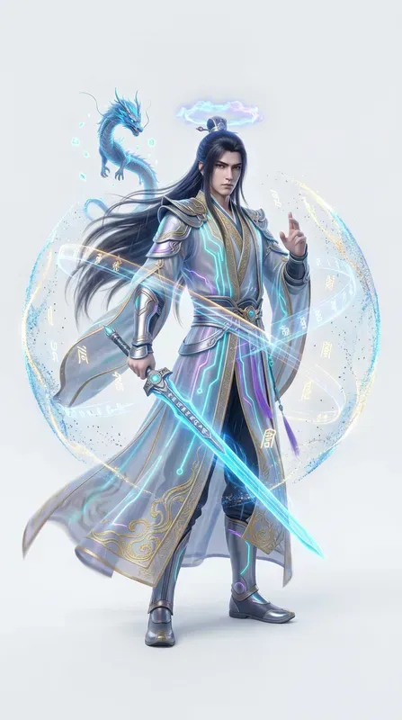 Cyberpunk Chinese Xianxia Characters
