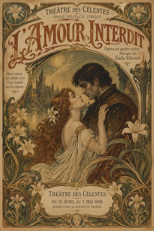 Art Nouveau Theater Posters