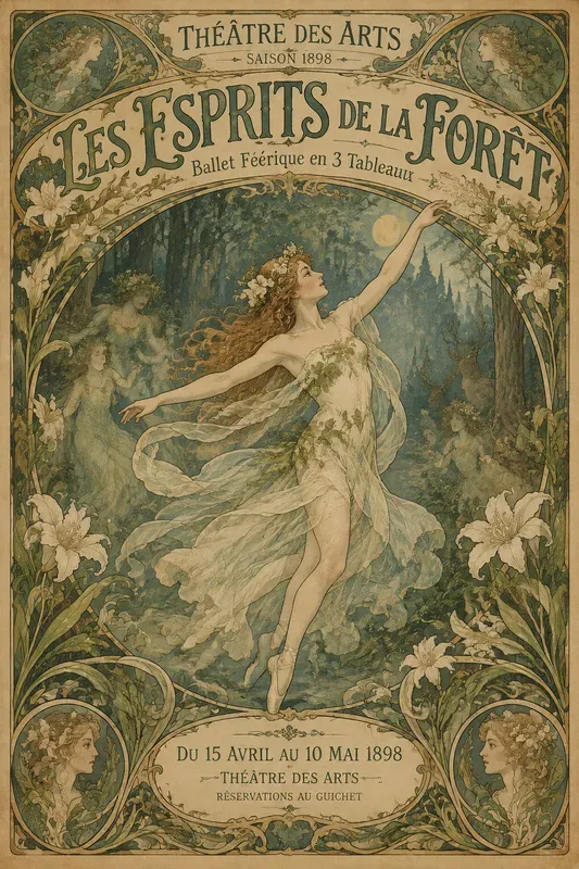 Art Nouveau Theater Posters