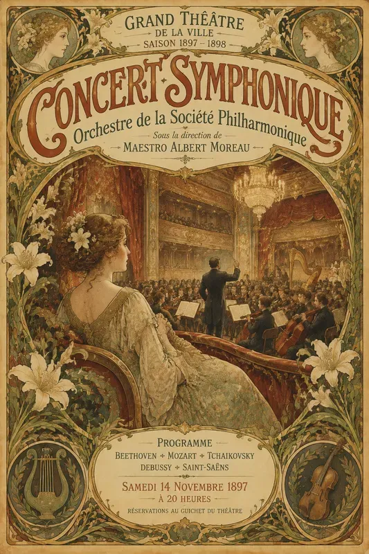 Art Nouveau Theater Posters