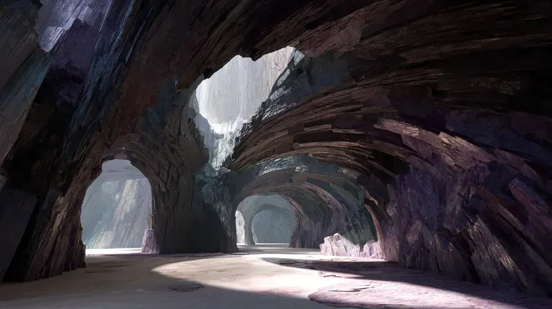 Adaptive Cavern Concept Art Generators