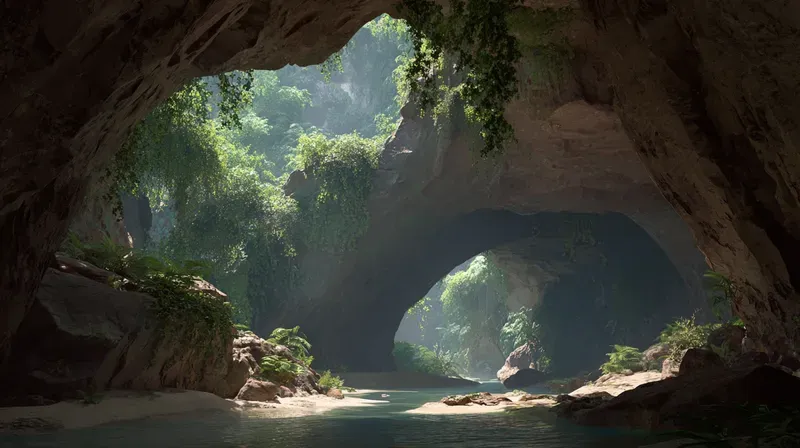 Adaptive Cavern Concept Art Generators