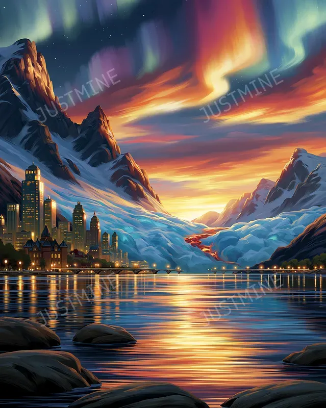 Paradise Citylight Wall Art