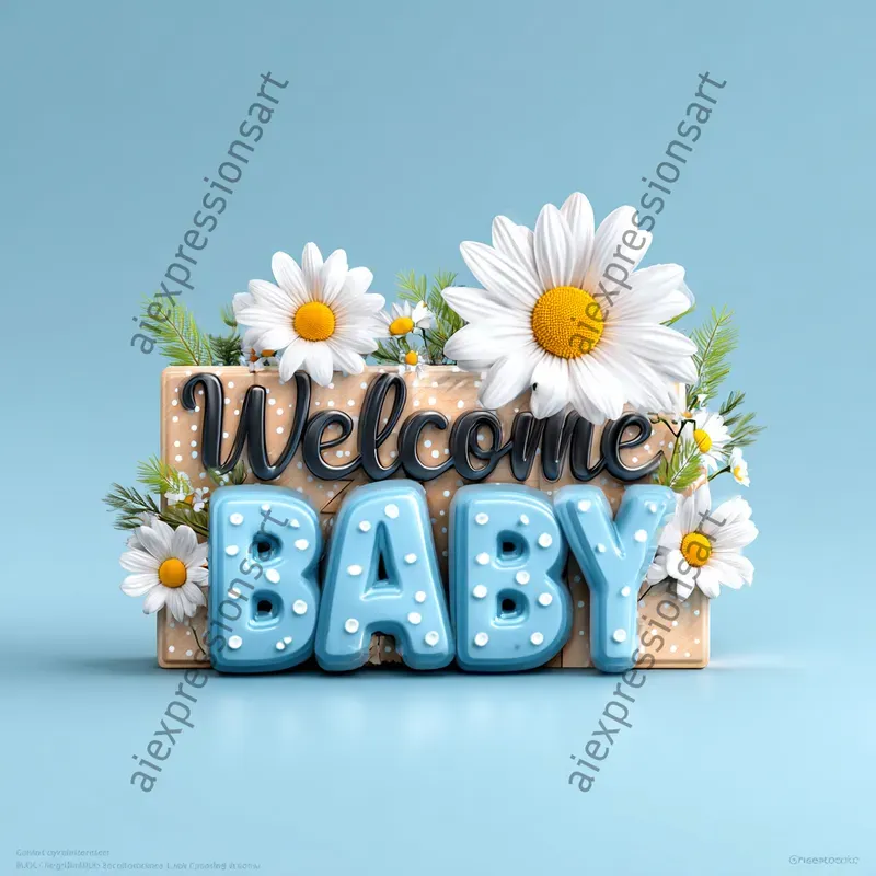 3D Decorative Themed Typography