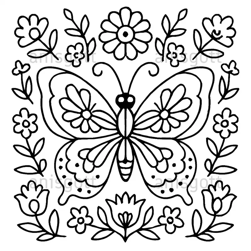 Polish Folk Art Coloring Pages