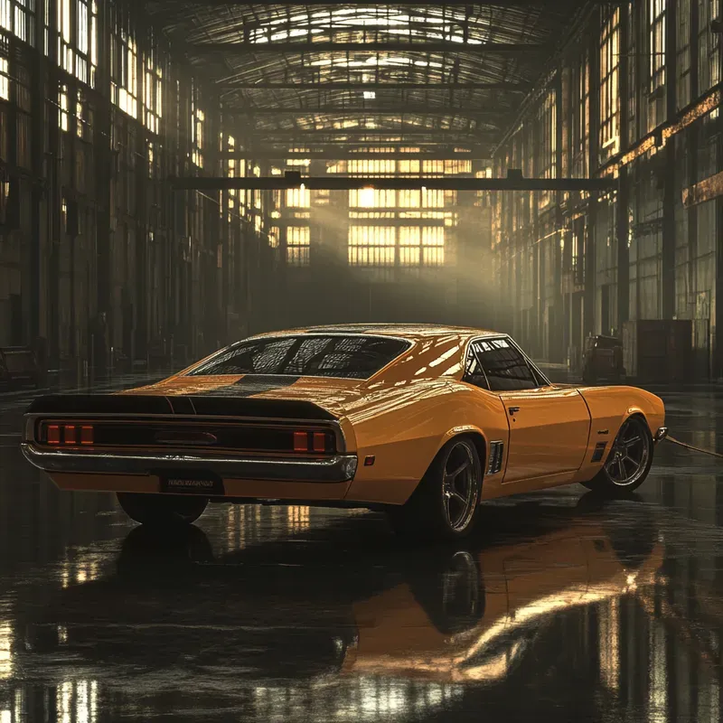 Cinematic Hyperrealistic Car Scenes