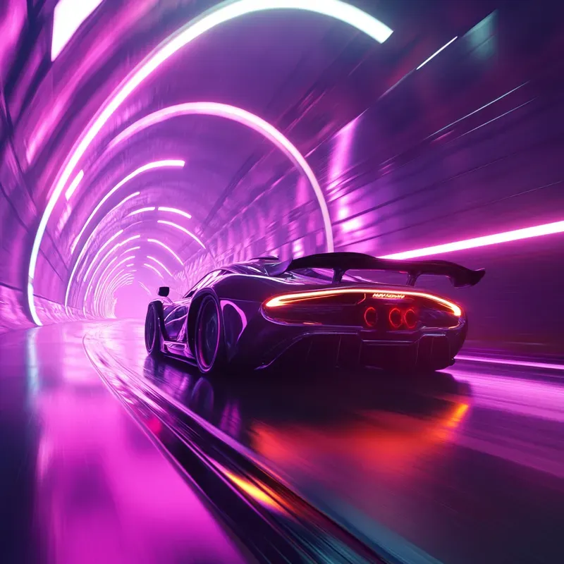 Cinematic Hyperrealistic Car Scenes