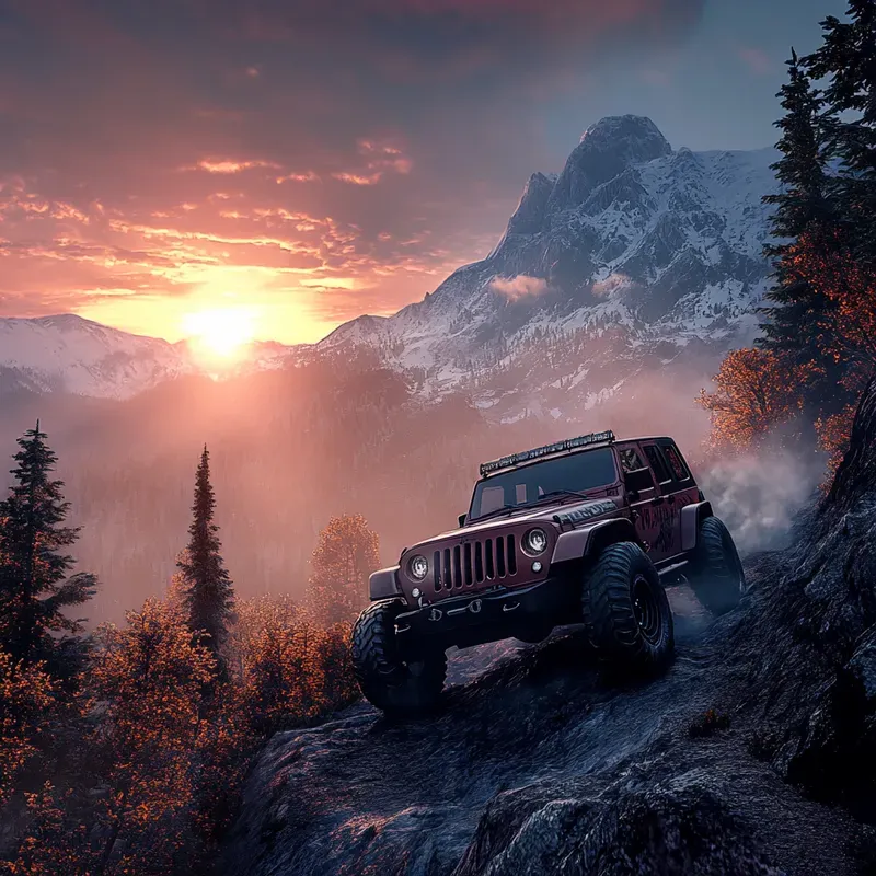 Cinematic Hyperrealistic Car Scenes