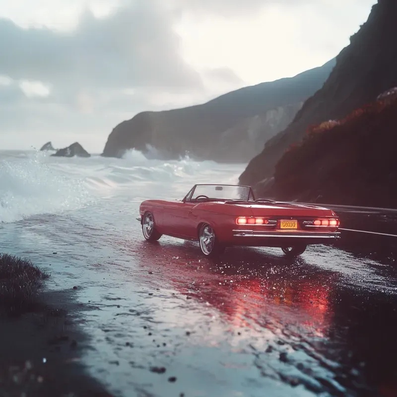 Cinematic Hyperrealistic Car Scenes