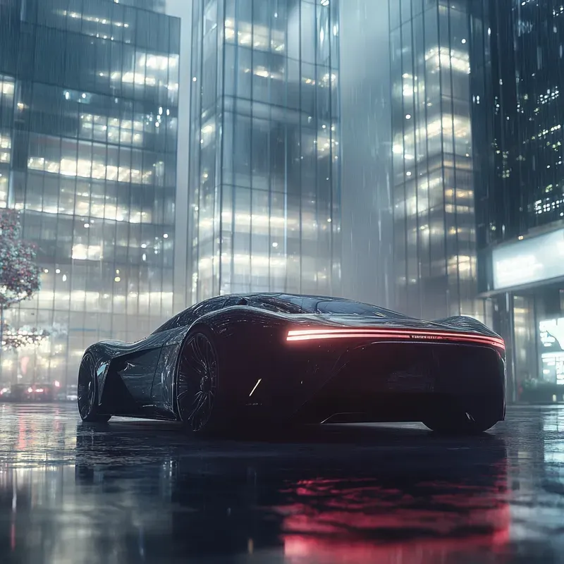 Cinematic Hyperrealistic Car Scenes