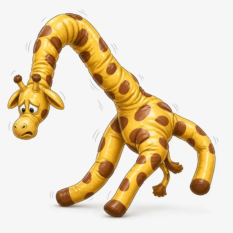 Inflatable Tube Emotion Animals