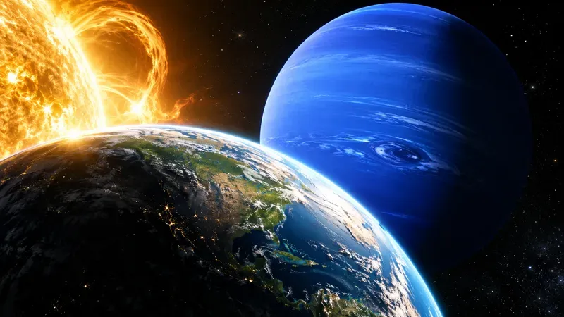Cinematic Planet Orbit Space Art Creators