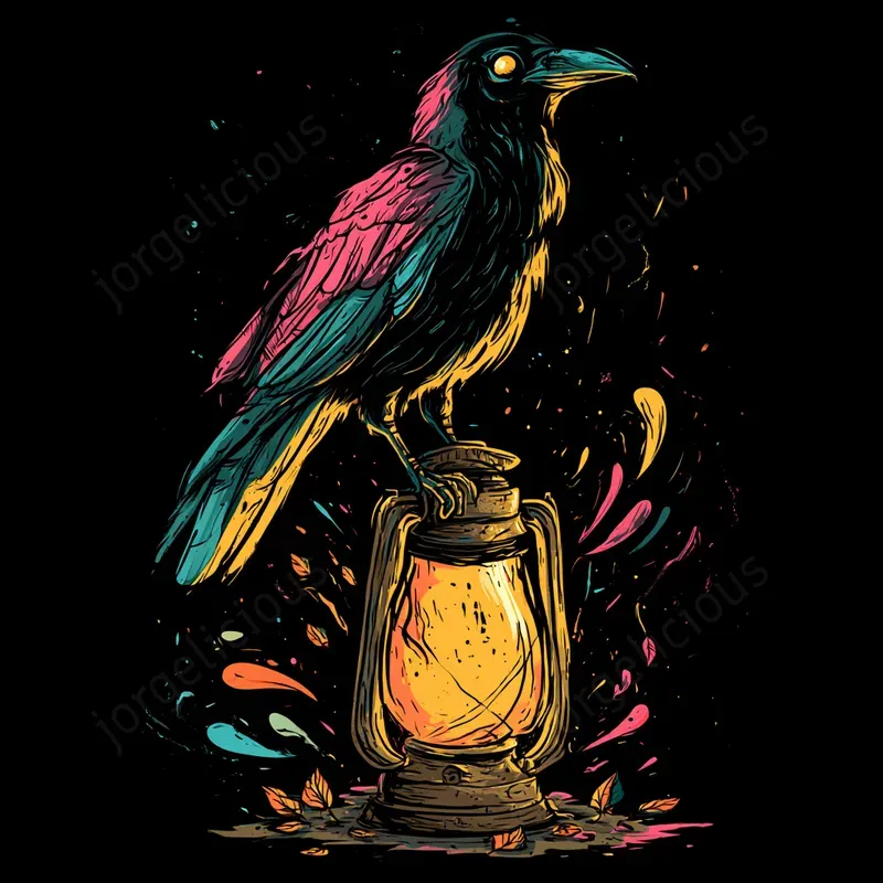 Vibrant Screenprint Merch Illustrations