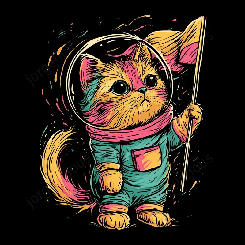 Vibrant Screenprint Merch Illustrations