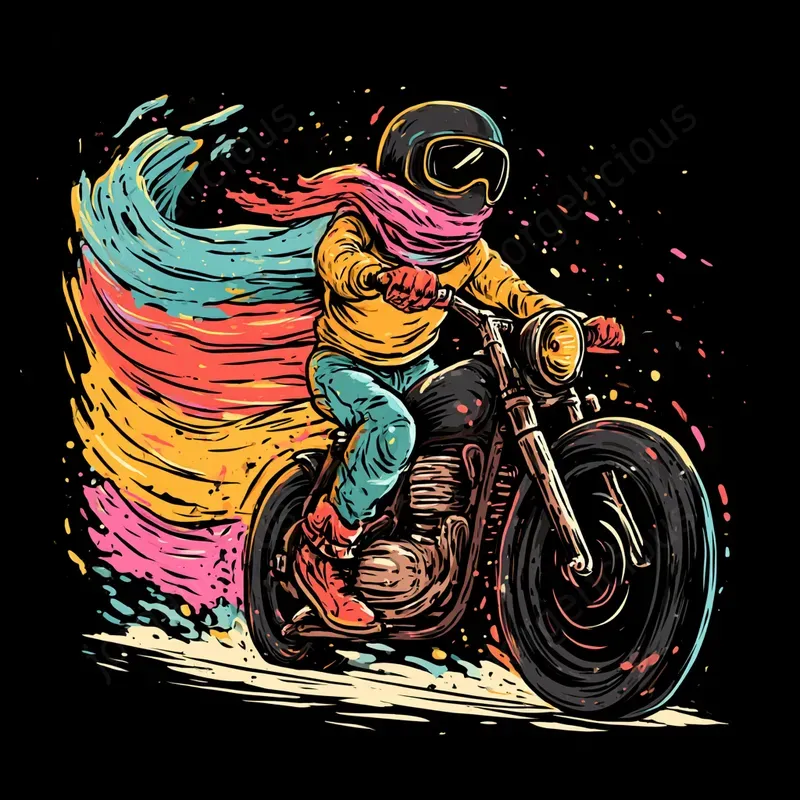 Vibrant Screenprint Merch Illustrations