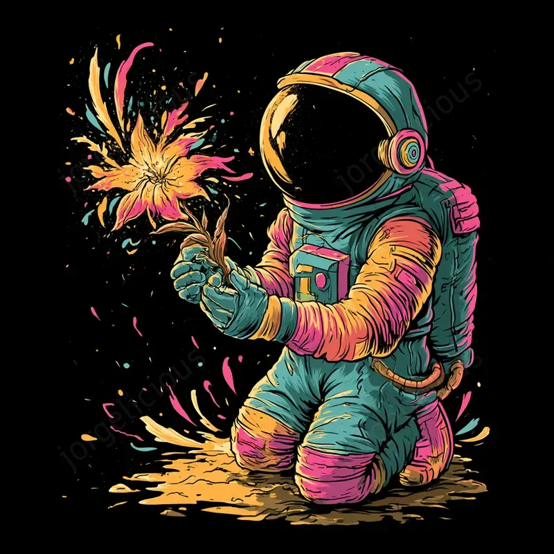 Vibrant Screenprint Merch Illustrations