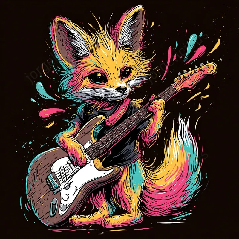 Vibrant Screenprint Merch Illustrations