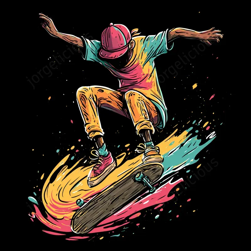 Vibrant Screenprint Merch Illustrations