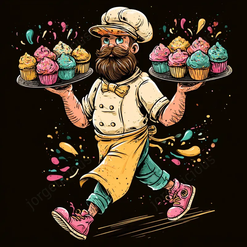 Vibrant Screenprint Merch Illustrations