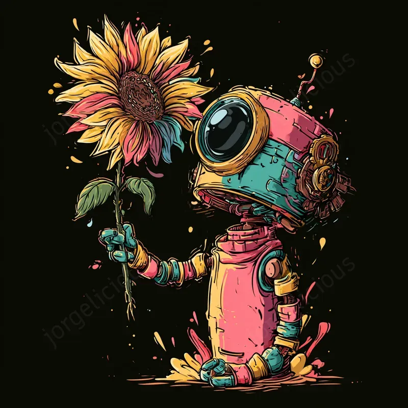 Vibrant Screenprint Merch Illustrations