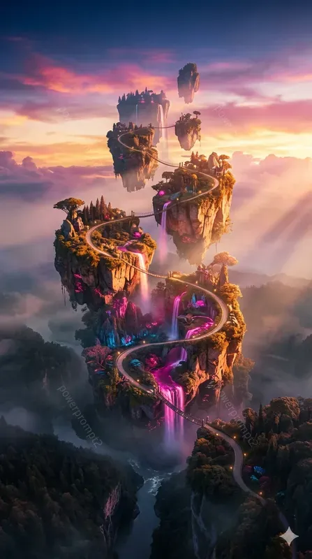 Cinematic Vertical Landscapes