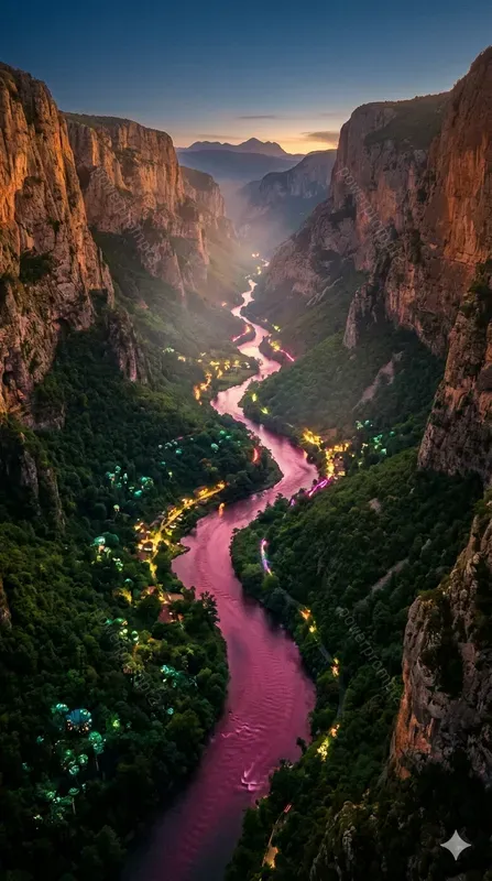 Cinematic Vertical Landscapes
