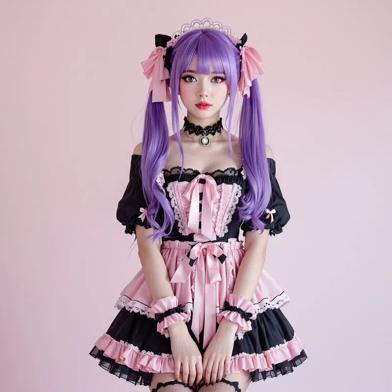 Japanese Lolita Model Girl Studio Photo