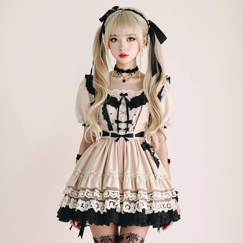 Japanese Lolita Model Girl Studio Photo