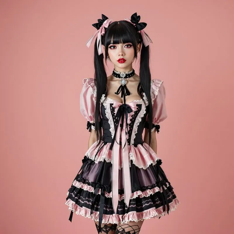 Japanese Lolita Model Girl Studio Photo