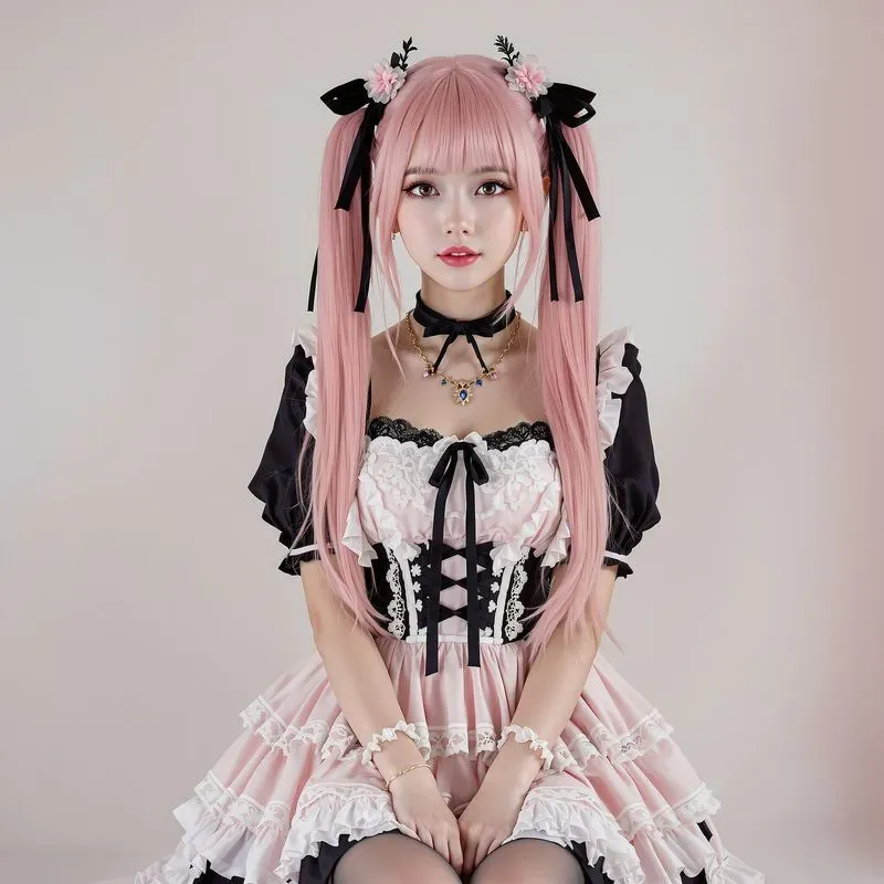 Japanese Lolita Model Girl Studio Photo
