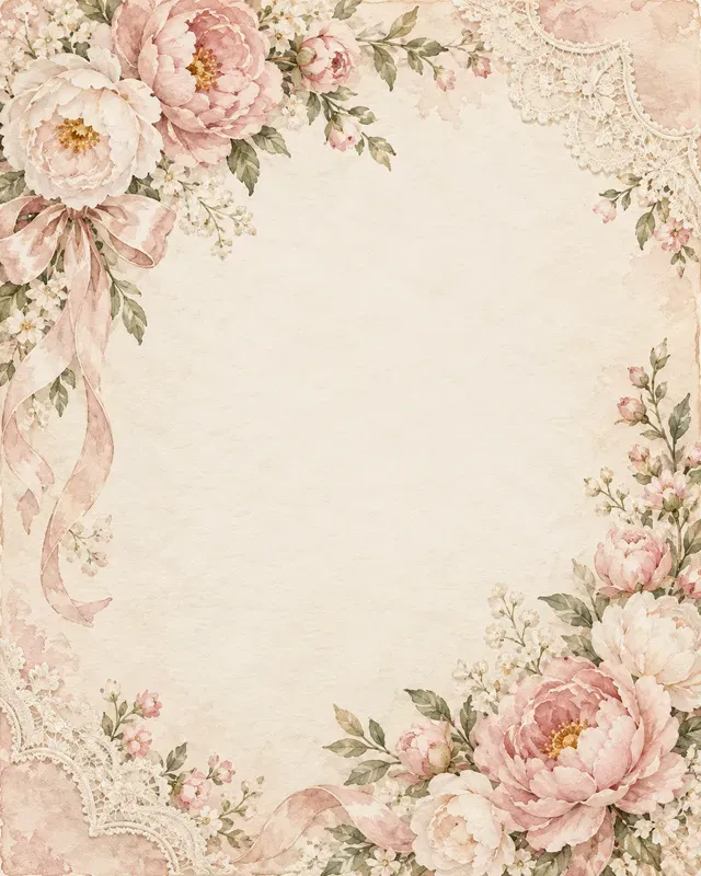 Coquette Wedding Stationery Generator