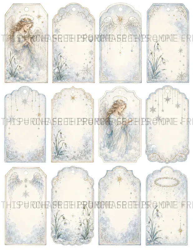 Celestial Angel Tags