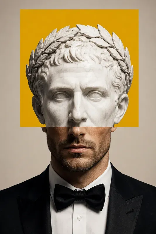 Surreal Classical Collage Portraits