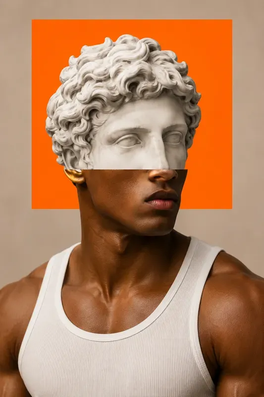 Surreal Classical Collage Portraits