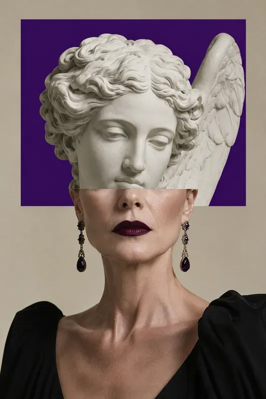Surreal Classical Collage Portraits