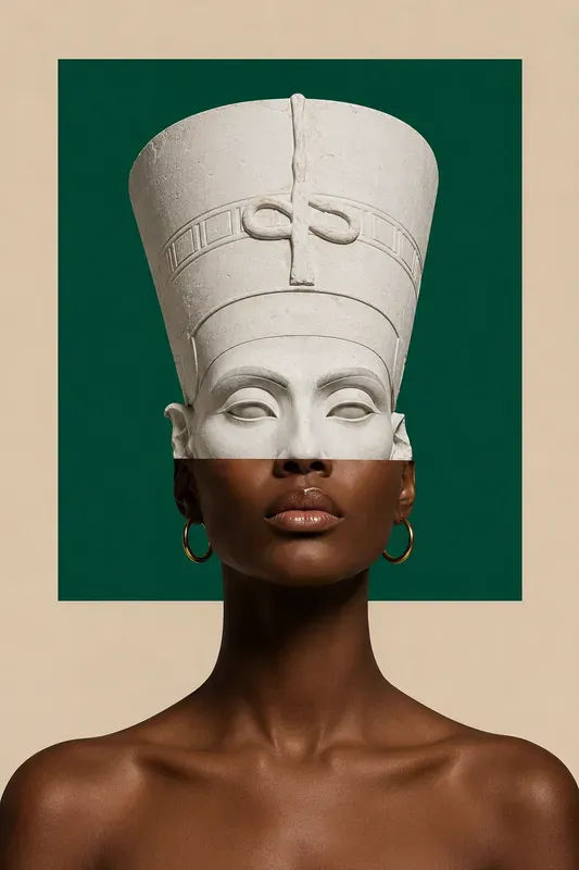 Surreal Classical Collage Portraits