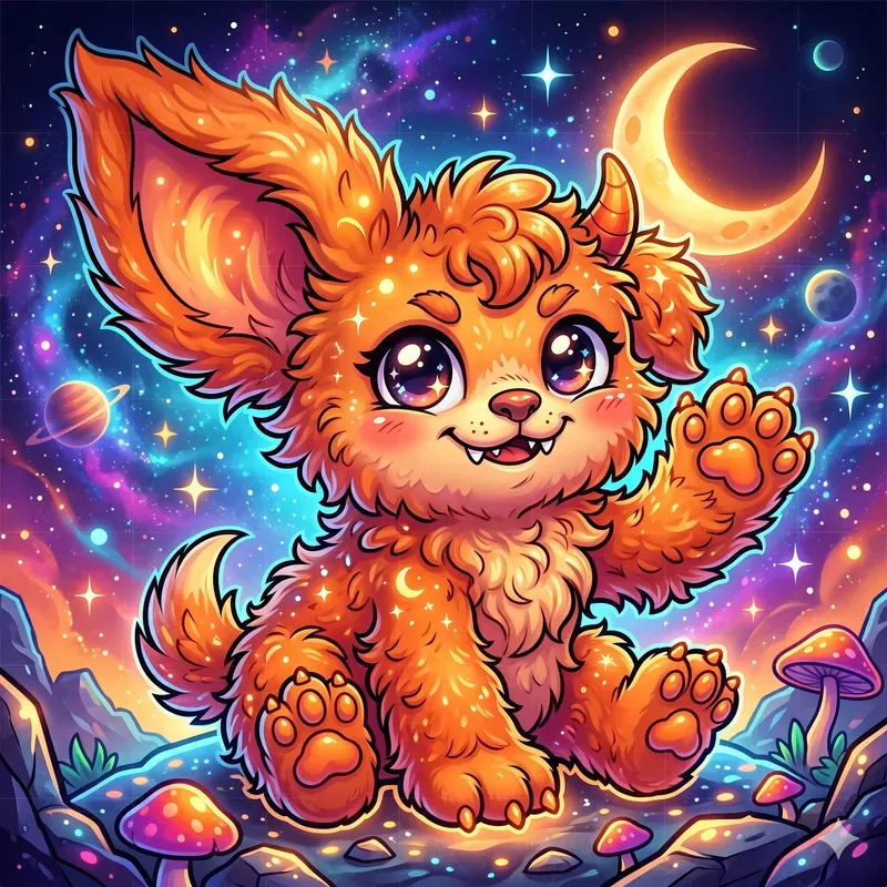 Creepy Cute Fluffy Monsters