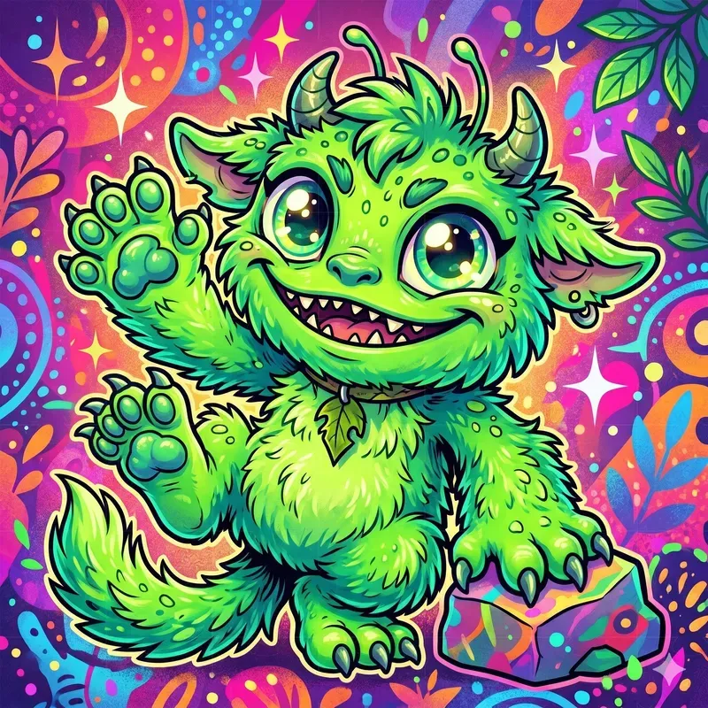 Creepy Cute Fluffy Monsters