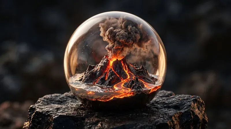 Miniature Glass Terrarium Worlds