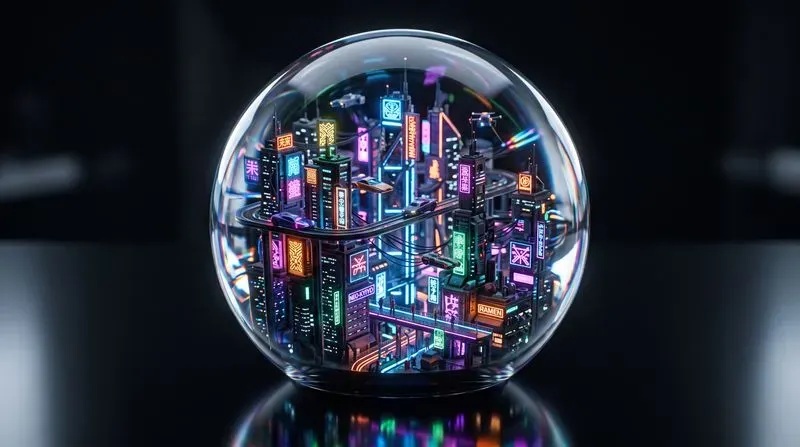 Miniature Glass Terrarium Worlds