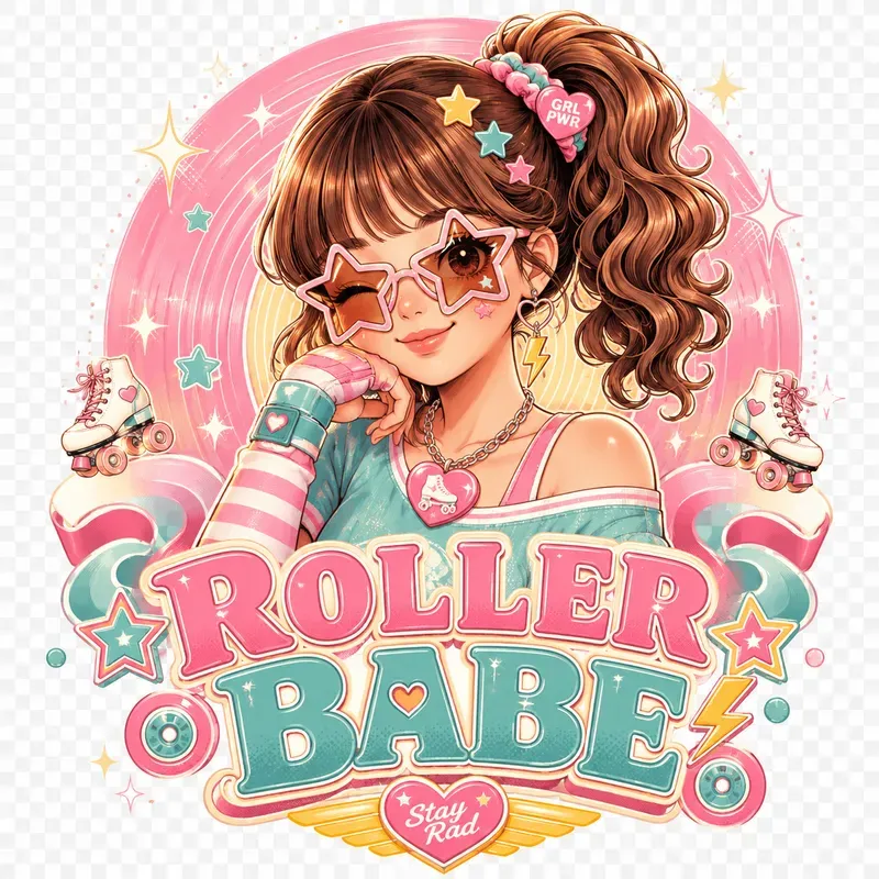 Kawaii Retro Logo Designs