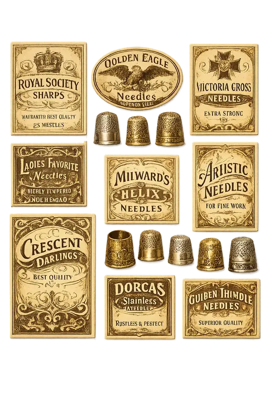 Vintage Sewing Ephemera Sticker Sheets