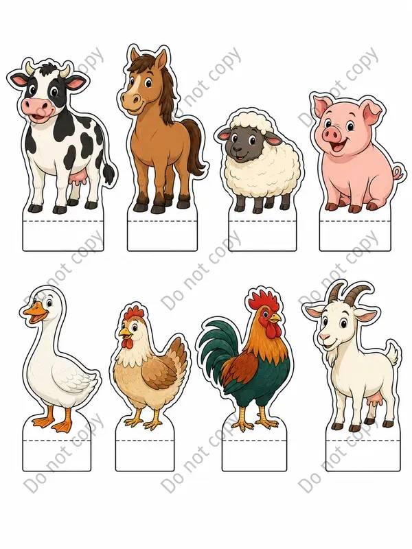 Paper Standee Cutout Sheets