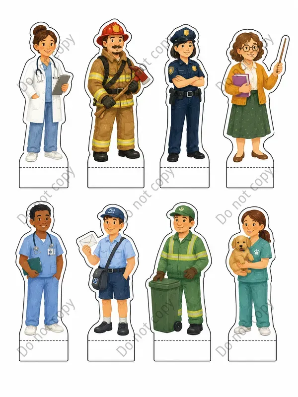 Paper Standee Cutout Sheets