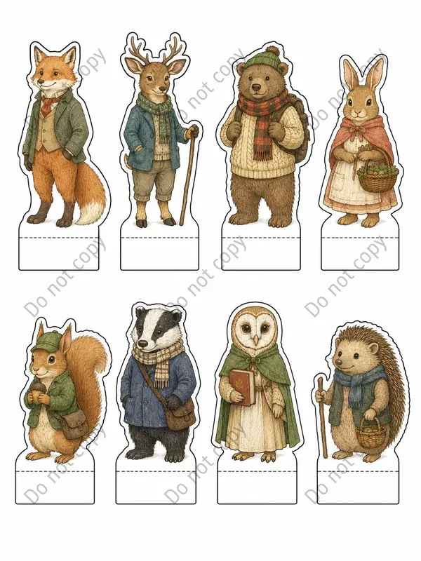 Paper Standee Cutout Sheets