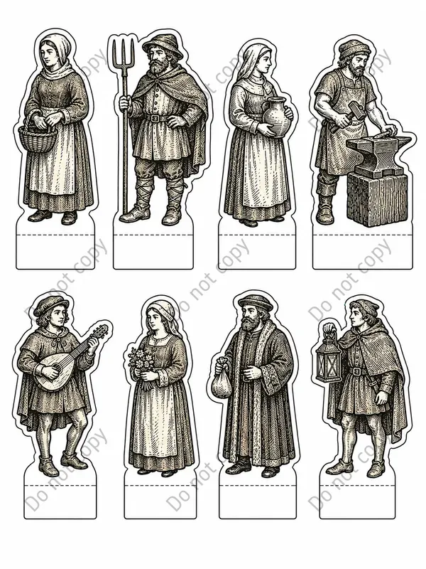 Paper Standee Cutout Sheets