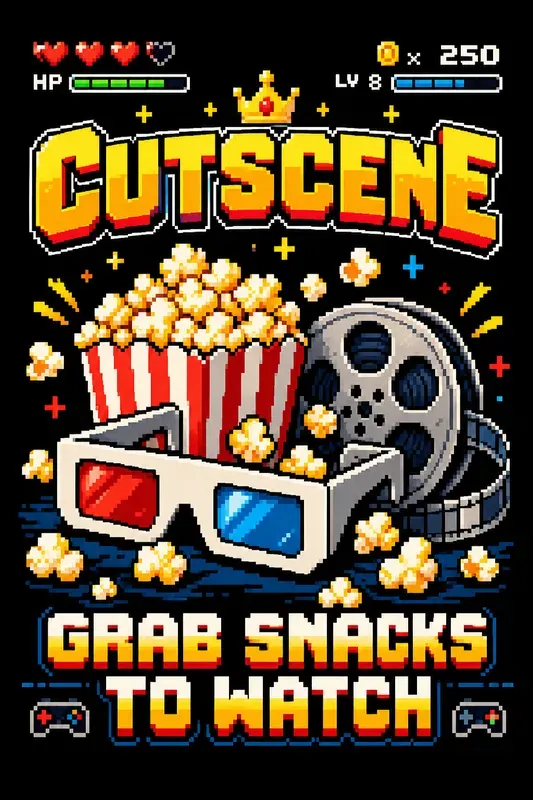 Retro 8 Bit Pixel Art Typography